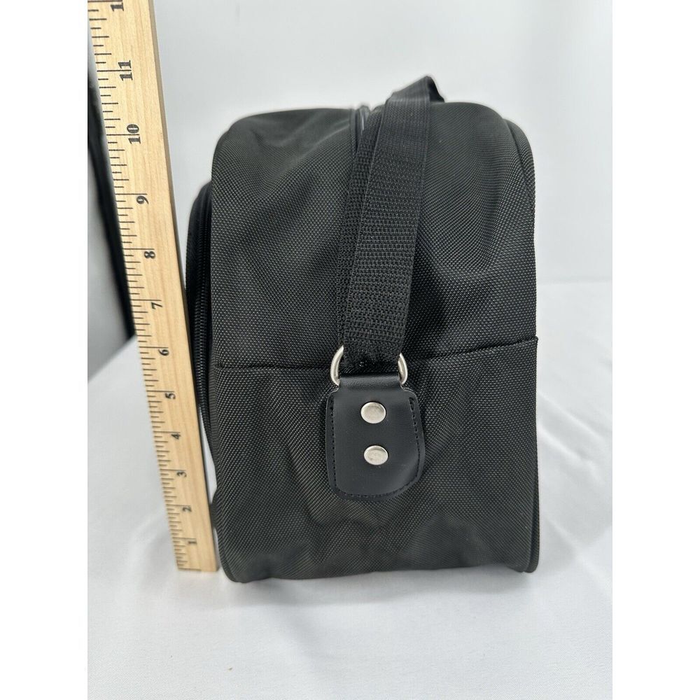 American Tourister Black Carry‎ On Bag with Shoulder Strap 15X10 Collapsible - Picture 4 of 9